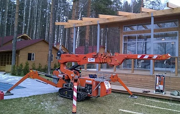 Работы по остеклению коттеджа