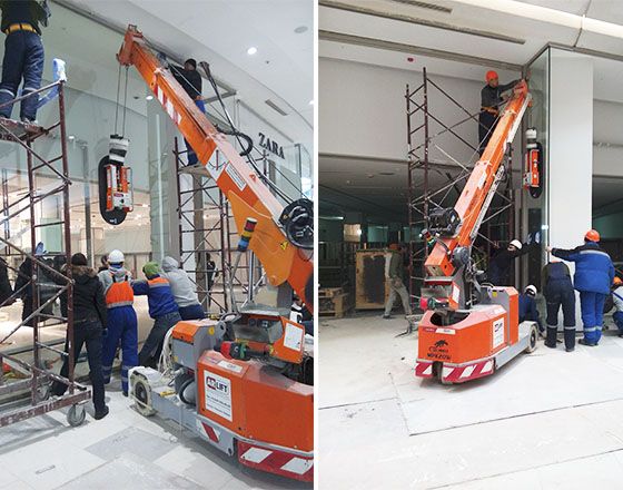 Остекление магазина